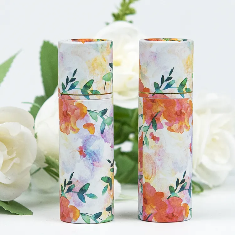 YR-ZHI01 纸质口红管 — 油画风格印花设计 - 图片 2