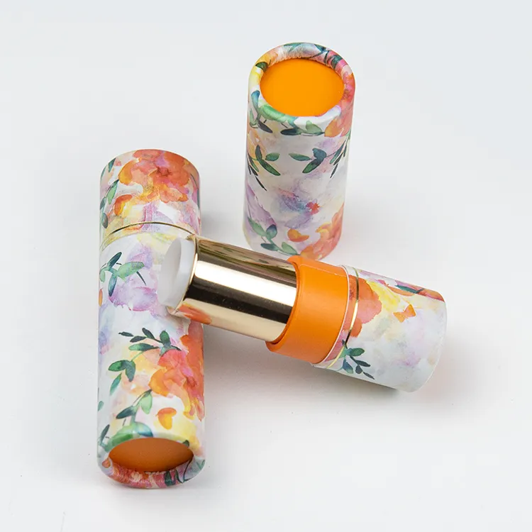 YR-ZHI01 纸质口红管 — 油画风格印花设计 - 图片 5