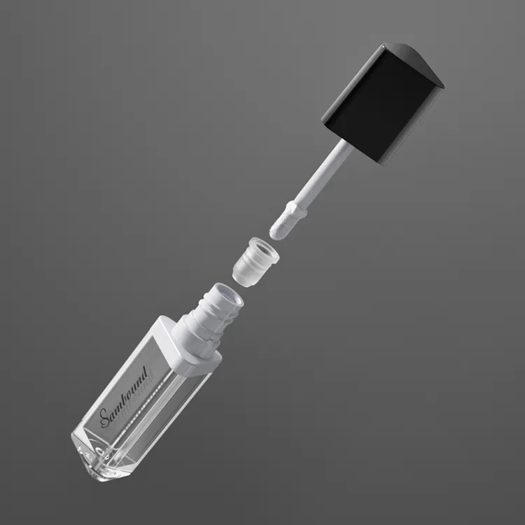 YR7078 三角形唇彩管 — 高透明度设计 - 图片 2