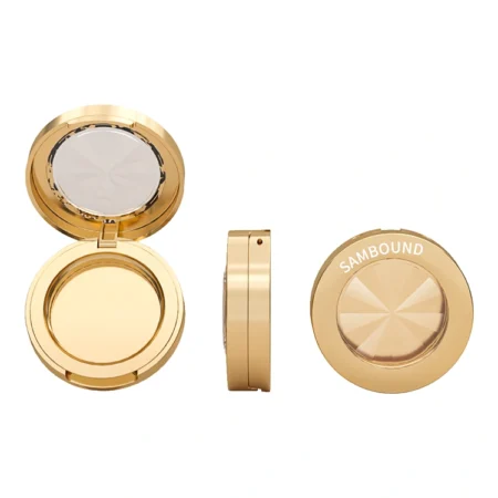 YR8035D 圆形粉饼盒 — 圆形透视窗